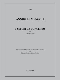 Cover A. Mengoli 20 Studi Da Concerto Per Contrabbasso Contrabbasso