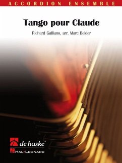 Cover Tango pour Claude pour accordion ensemble score and parts