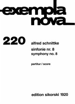 Cover Sinfonie Nr.8 für Orchester Studienpartitur