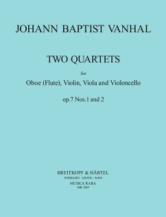 Cover Quartette op.7,1-2 für Oboe, Violine, Viola and Violoncello Stimmen