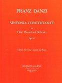 Sinfonia concertante op.41 for flute, clarinet and orchestra for flute, clarinet and pinao