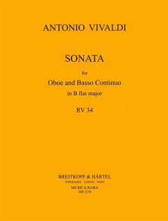 Cover Sonata B flat major RV34 for oboe and Bc
