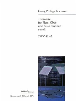 Cover Triosonate e-Moll TWV42:e2 für Floete, Oboe und Bc