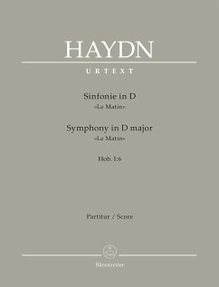 Cover Sinfonie D-Dur Hob.I:6 für Orchester Partitur