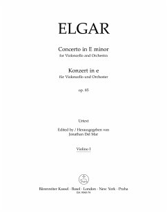Cover Konzert e-Moll op.85 für Violoncello und Orchester Violine 1