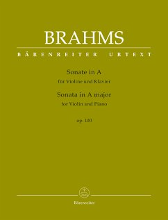 Cover Sonate A-Dur op.100 für Violine und Klavier
