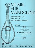 Konzert C-Dur für 2 Mandolinen und Gitarre Partitur