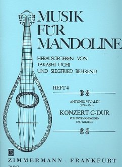 Cover Konzert C-Dur für 2 Mandolinen und Gitarre Partitur