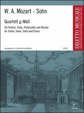 Quartett g-Moll für Violine, Viola, Violoncello und Klavier