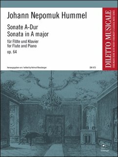 Cover Sonate A-Dur op.62 für Flöte und Klavier