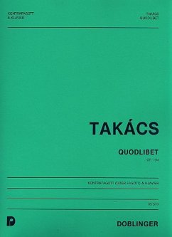 Cover Quodlibet op.104 für Kontrafagott (Fagott) und Klavier