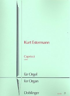 Cover Capricci für Orgel