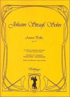 Cover Annen-Polka op.117 für Violine, Violoncello und Klavier Stimmen
