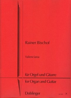 Cover Valenciana für Orgel und Gitarre Stimmen