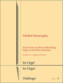 Cover Eine Nacht auf dem kahlen Berge für Orgel