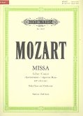 Missa C-Dur KV220 (196b) für Soli, gem Chor und Orchester Partitur (la)