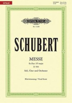 Messe Es-Dur D 950 (ab Juni 1828) -URTEXT Neuausgabe nach den Quellen- - Schubert, Franz