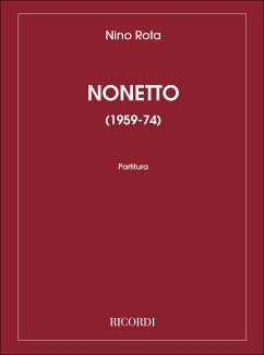 Nonetto per flauto, oboe, clarinetto, fagotto, corno, violino, viola, cello e basso partitura