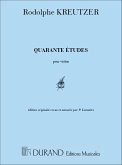 40 Études pour violon