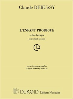 L'Enfant prodigue réduction chant et piano (en/frz)