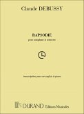 Rapsodie pour saxophone et orchestre pour cor anglais et piano