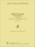 Pičce sol majeur (Praembulum) pour harpe