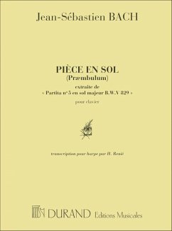 Pičce sol majeur (Praembulum) pour harpe