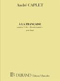 A la Francaise divertissement no.1 pour harpe