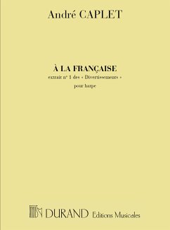 A la Francaise divertissement no.1 pour harpe