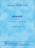 Requiem op.9 pour soli, choeurs, orchestre et orgue partition miniature