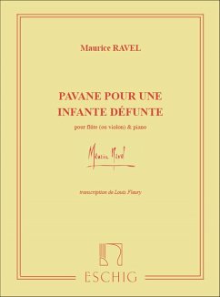 Pavane pour une infante defunte pour violon (flűte) et piano