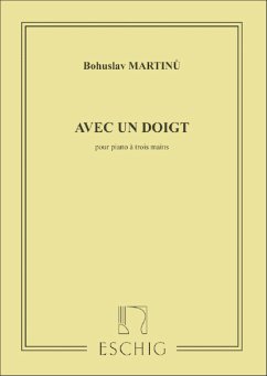 Cover Avec un doigt pour piano a 3 mains