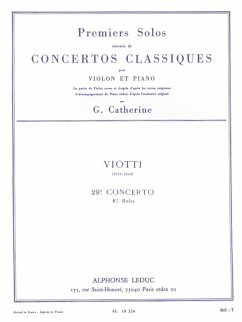 Cover Solo no.1 du Concerto no.29 pour violon et orchestre pour violno et piano