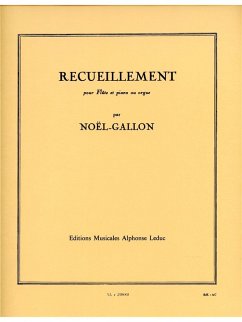 Cover Recuiellement pour flűte et piano (orgue)