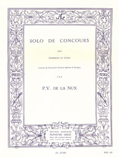 Cover Solo de concours pour trombone et piano