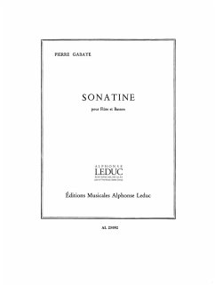 Cover Sonatine pour flűte et basson 2 partitions