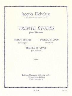 Cover 30 études vol.1 pour timbales