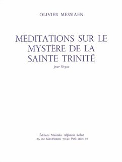 Cover Méditations sur le mystčre de la Sainte Trinité pour orgue