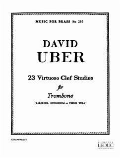 23 virtuoso Clef Studies for trombone