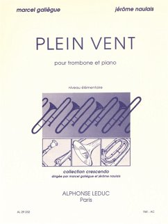 Cover GALIEGUE/NAULAIS PLEIN VENT TROMBONE ET PIANO (COLLECTION CRESCENDO)