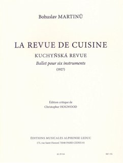 Cover La Revue de Cuisine ballet pour 6 instruments (Klar, Fag, Trp, Vl, Vc, Klav) partition+parties (1927)