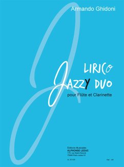 Cover Lirico jazzy Duo pour flute et clarinette partition et parties