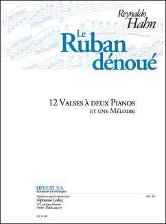 Cover Le ruban dénoué pour 2 pianos 2 partitions