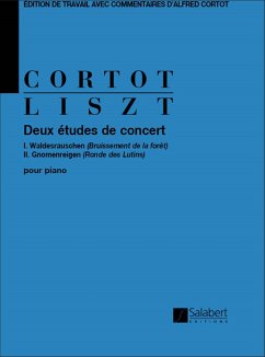 Cover 2 études de concert pour piano Waldesrauschen, Gnomenreigen