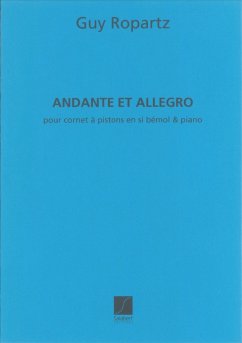 Cover Andante et Allegro pour cornet ŕ pistons et piano