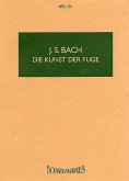 Die Kunst der Fuge study score Die Kunst der Fuge study score