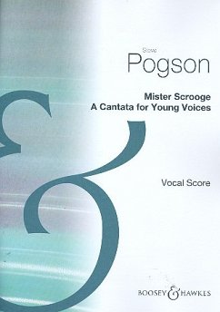Cover Mister Scrooge für gem Chor und Klavier Klavier-Partitur (dt/en)