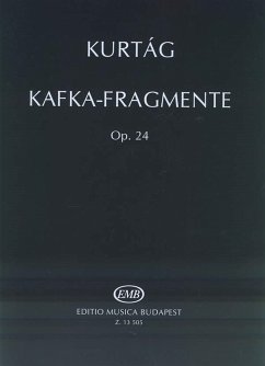 Cover Kafka-Fragmente op.24 für Sopran und Violine