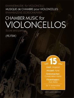 Kammermusik für Violoncelli Band 15 für 4 Violoncelli Partitur und Stimmen