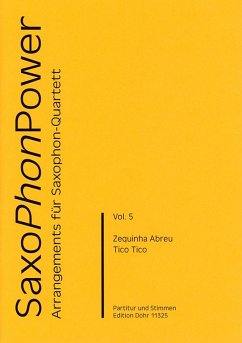 Tico Tico: für 4 Saxophone (SATBar) Partitur und Stimmen